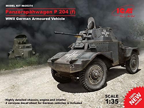 ICM modeli Panzerspahwagen P 204 iz Drugog svjetskog rata njemačko oklopno vozilo