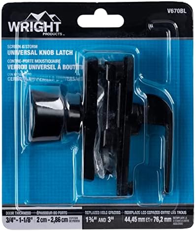 Wright proizvodi V670BL univerzalni kvaka, crni