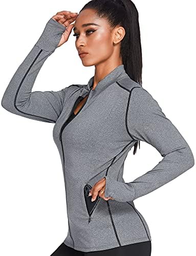 Pinspark ženska trenerka prozračna jakna za trčanje Zip Up sportska odjeća Flim Fit vrhovi za trening