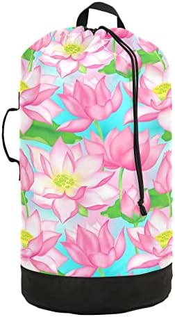 Lotus Buds Flowers najlonska torba za veš-zaključavanje Vezica za zatvaranje i velike torbe koje