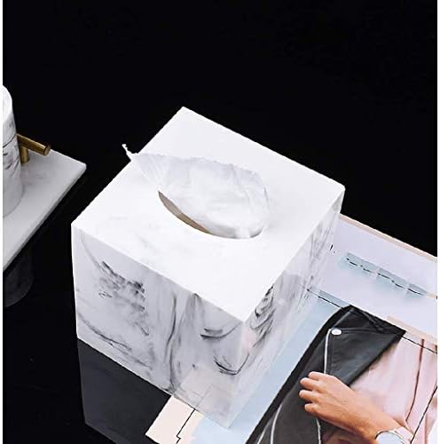 GPPZM Mramorni tkivni kutija za tkivo tkiva, nosač salveta za lice za kupatilo za dnevni boravak