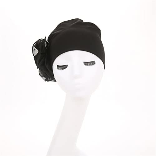 YYaojhao Chemo turban kape za žene - elastični cvijet Beanie HeadWrap kape za rešetku od pune