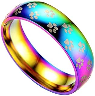2023 Šareni titanijum čelični prsten za angažovanje brava nakita poklone nehrđajući čelik Prstenje palca za žene