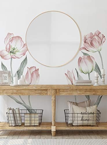 Vrtni tulipani - Zidna naljepnica - Ogulje i štap