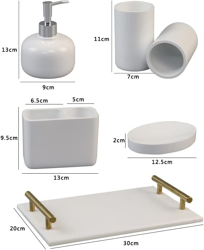MJWDP toaletni materijal Kit Nordic Wash set kupaonica Električna četkica za zube HOLDER KUP ZA OSOBU KUPA