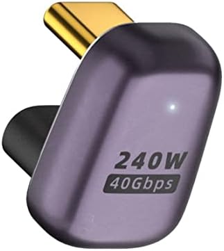 Chenyang CY USB C priključak, USB4 Tip C muško za žensko 240W Power 40Gbps Podaci 8K video adapter u obliku