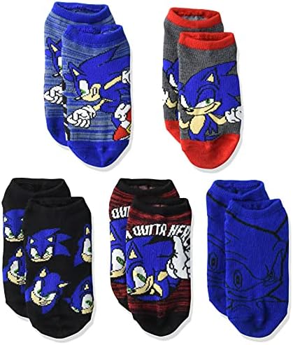 Sonic The Hedgehog boys Sonic 5 paket bez čarapa