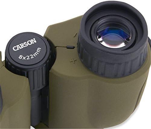 Carson Hornet 8x22mm lagani i kompaktni dvogled za posmatranje ptica, viđenje vida, nadzor, Safari, koncerte, sportske događaje, planinarenje, kampovanje, putovanja i lovačke avanture