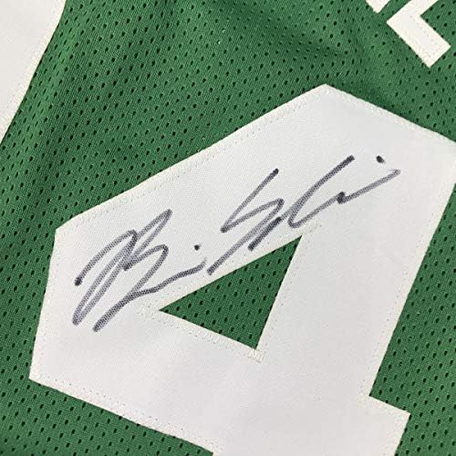 Autographing / potpisan Brian Scalabrine Boston Green Basketball Jersey JSA COA