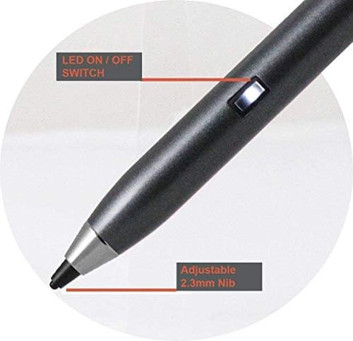 Bronel Srebrna fina tačka digitalne aktivne olovke za stilus - kompatibilan sa DELL MENUE 8 PRO 8