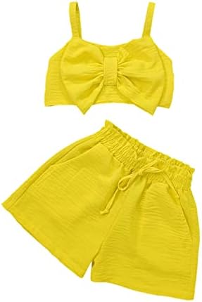 Rainbow Outfit Toddler Djevojke Djevojke za djevojke Summer bez rukava, kratke kratke hlače