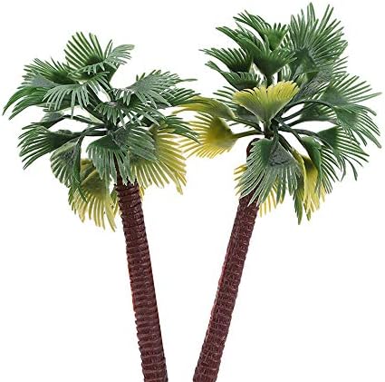 Minijaturne Palme Plastična Vaga Model Mini minijaturna Kokosova prašuma dekoracija biljaka pejzaž DIY Craft pejzaž pejzaž