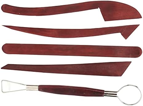 Set alata za keramiku, 23-dijelni višenamjenski pribor za rezbarenje od silikonskog drveta od meke gline