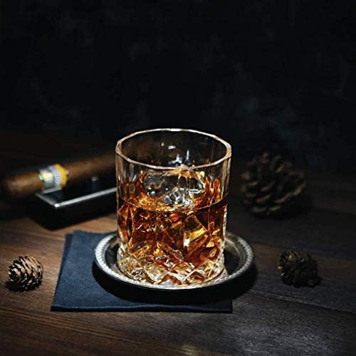 YUESFZ kristalne naočare za viski, 11 Oz jedinstveno Bourbon staklo, Ultra-Clarity dvostruke staromodne