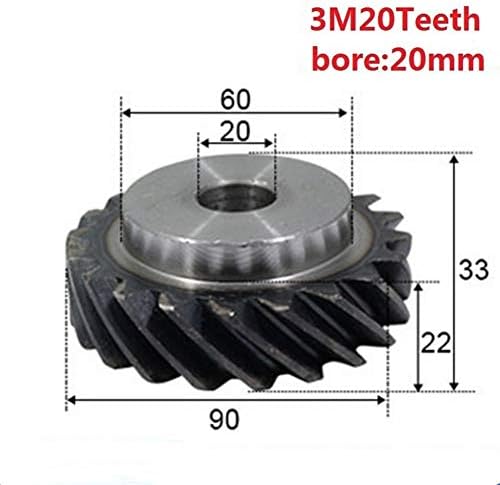 MOUNTAIN MEN Accessories spiralni zupčanik 20 zuba unutrašnja rupa 20mm zupčanik visoke preciznosti od ugljeničnog čelika zupčanik i zupčanici sa spiralnim zupčanikom industrijski naučni