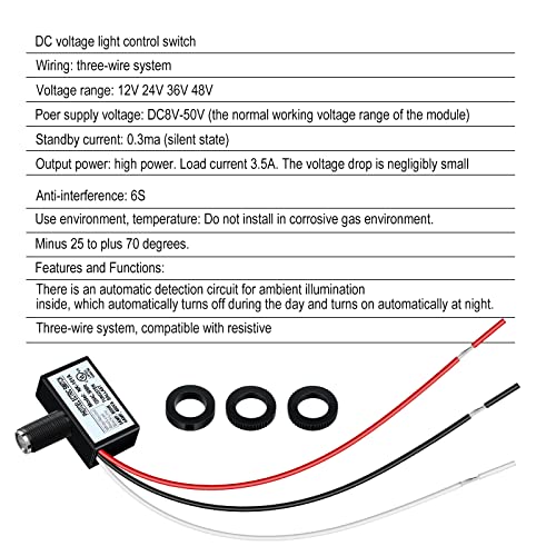 4 pakovanje 120V AC fotoelektrični prekidač za regulater prekidača prekidač za kontrolu svjetla sa automatskim