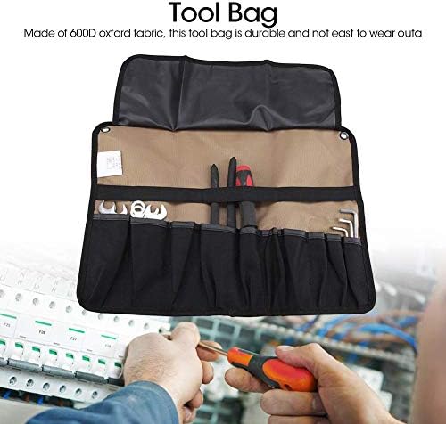 Liineparalle torbe za alate Vodoottiv višestruki džep za roll up torba za alat Prikladan mali