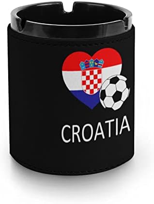 Ljubav Hrvatska Soccer fudbalska kožna pepeljara Modni ladici za pepeo za cigare
