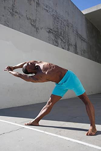 YOGA CROW Swerve muške kratke hlače za jogu sa unutrašnjom podlogom otpornom na mirise, aktivnom odjećom, vježbanjem, teretanom, unakrsnim vozom, trčanjem, slobodnim vremenom
