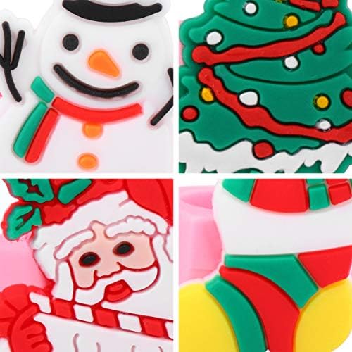 Aboofan Childrens Igračke Crtani Božićni prstenovi Kids Decorativni jelly prsten snjegonski Xmas Tree Snowflake