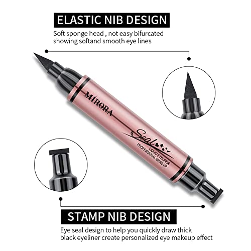 Olovka za oči Stamp-Winged Eyeliner Stamp za sve oblike očiju, Easy Cat Eye Stencil Makeup