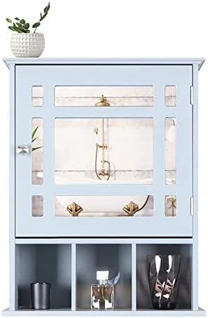 PHI VILLA kupaonski ormarić za lijekove sa ogledalom zidni ormar za odlaganje organizator sa Zrcalnim vratima