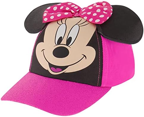 Disney bejzbol kapa, Minnie Mouse uši podesive za malu djecu 2-4 ili šešire za djevojčice za djecu od 4-7 godina