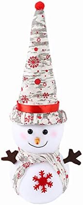 Weimay 1kom Božić dekoracije Božić Tree Accessories šiljasti šešir snjegović mali poklon prozor Božić snjegović lutke-55X20cm