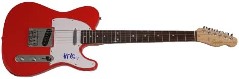 HANS ZIMMER potpisan autogram Puna veličina red Fender Telecaster električna gitara W/ James SPENCE autentifikacija
