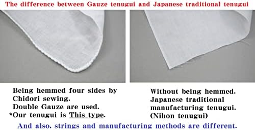 Mikura dvostruka gaza tenugui, japanski ručnik, asa-usagi, zec na asa-no-ha