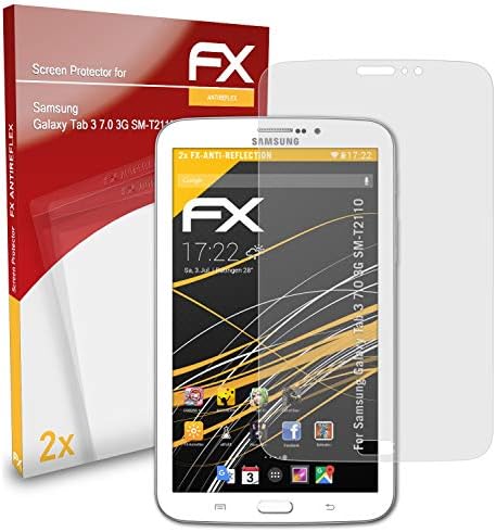 Atfolix zaštitnik ekrana kompatibilan sa Samsung Galaxy Tab 3 7.0 3G SM-T2110 folijom za zaštitu ekrana, Antirefleksnom i FX zaštitnom folijom koja apsorbuje udarce