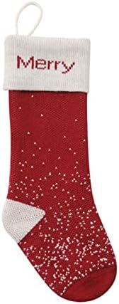 Čarape Sack Decoration Božićni čarapi poklon za pletenje čarape Paket čarapa ukras viseće stablo