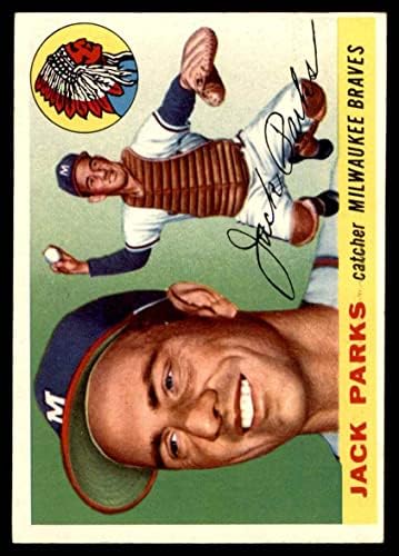 1955 TOPPS # 23 Jacket Parkovi Milwaukee Braves ex Hrabre