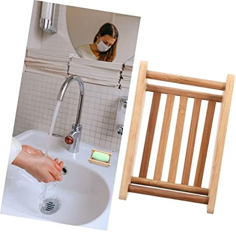 Alipis 1pc za sudoper sapuni Kuhinjski bar kupatilo Organizator g. Odvodnik posude za polje bambusove samoodređene