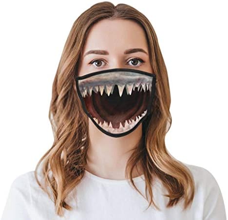 Unisex Face Bandanas Smiješan ispis Face šal za prekraju za višestruki zatrab za upotrebu za zaštitu