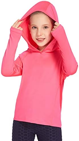 Greatchy djevojke Dugi rukav Shirt lagana dukserica tanka Quick Dry UPF50+ Sun Shirts Tee Atletski pulover