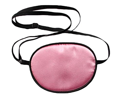 Pink Silk zakrpa podesiva zakrpa za jednu za oči za lijeni Eye Strabismus amblypia