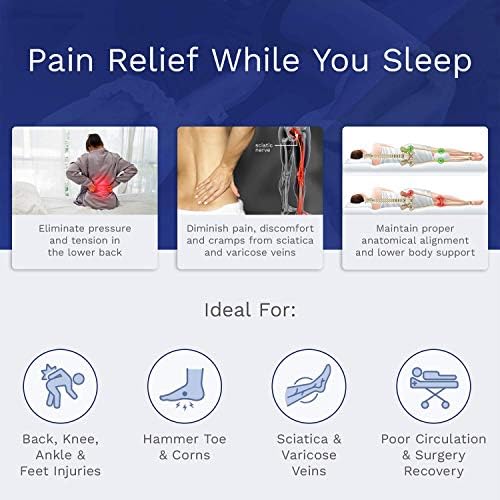 Sistemi za potporu koljena - jastuk za noge Patentirani - Medicinski stupanj penastog koljena jastuk za spavanje, ublažavanje bolova, bolovi u boku, boci, bočni spasilaci - dizajnirani od ljekara