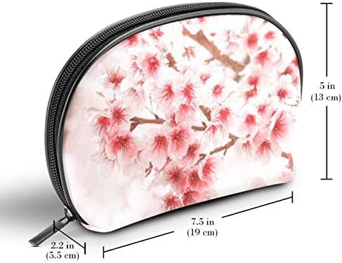 Travel Makeup Torba, kozmetička torba Make up Case za organizator, za žensku torbicu za toaletne potrepštine četkice, ružičasti cvjetovi Sakura Cvijeće proljeće