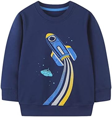 Pamučne dukserice za dječake sa dugim rukavima Casual pulover majice za dječake