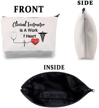 CMNIM klinički instruktorski pokloni sestrinsku šminkanje vrećica za ublažavanje medicinske sestre nastavnički pokloni za kliničku instruktor toaletnu vrećicu