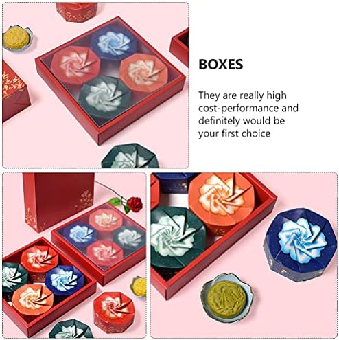 2 seta prekrasne zabavne poklone kutije za pakiranje Chic Candy Packaging Papir kutije za dom / zid