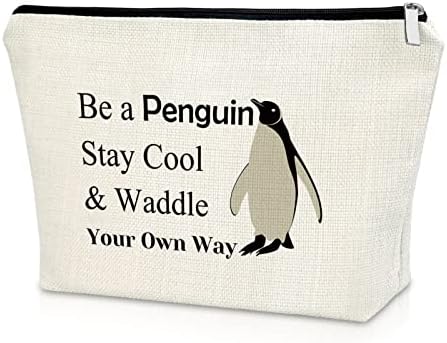 Pingvin pokloni za ženska torba za šminku Penguin Lover Pokloni pingvin party pokloni za prijatelja Favors