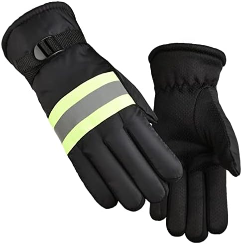 Qvkarw tople rukavice za vanjske rukavice za reflektirajuće skijanje zima velvet plus vjetrobransko