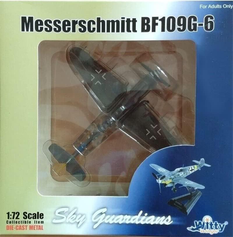 Duhovita krila Messerschmitt BF 109G, Luftwaffe 9./ JG54 Žuti 6 1/72 DIECAST avion unaprijed