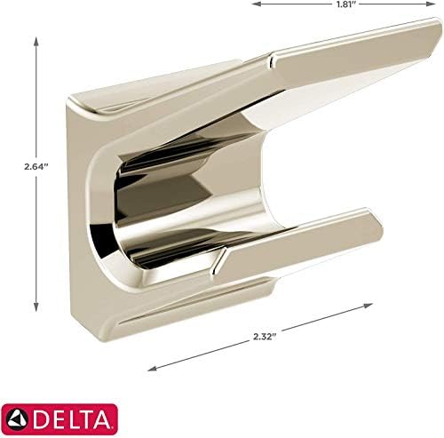 Delta Faucet 79936-bl Pivotal Wall-montirana dvokrevetna kuka u mat crnoj boji, kupaonice