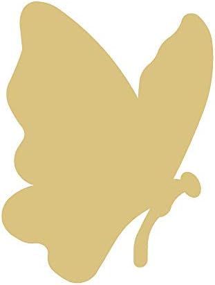 Leptir izrez nedovršena drvena životinja za djecu Craft Home Decor Uskršnja vješalica za vrata MDF oblik platna