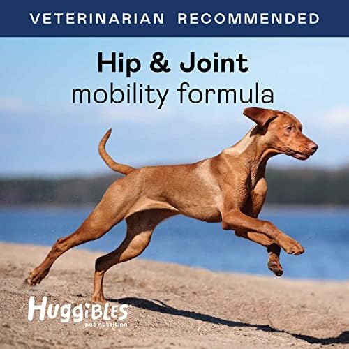 Huggibles Allergy & amp; Immunity and Hip & amp; Joint Chew Bundle for Dogs-with ProVitae, pas Supplement for Mobility Support with Glucosamine, Allergy Relief with Omega, promiče dugovječnost