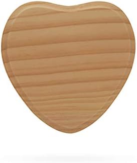 Nedovršena neobojena drvena ploča u obliku srca uradi sam neobojeni zanat 6 inča