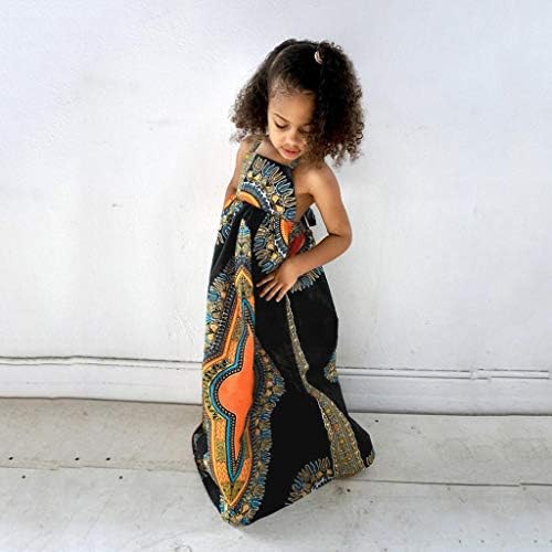 Wocachi 2023 Ljetne djevojke za mališane djevojke Dashiki Afričke haljine, djevojka etnički boho digitalni